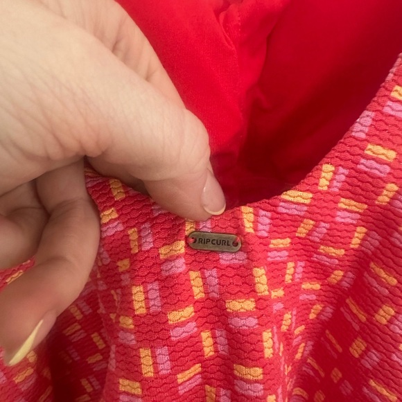 Rip Curl Red One Piece Swimsuit - Picture 3 of 4
